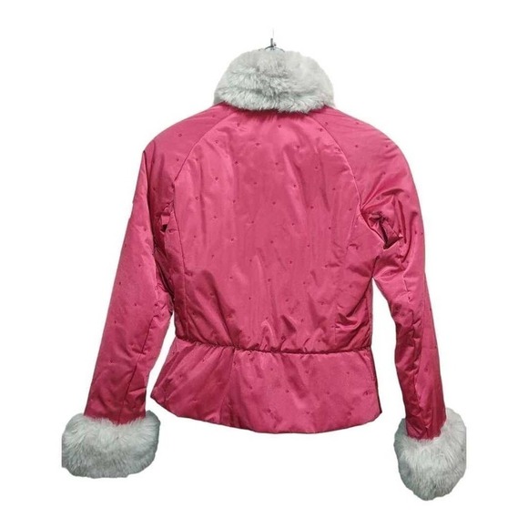 Metropolis Legacy Red hooded coat. Size 4 - Picture 2 of 9